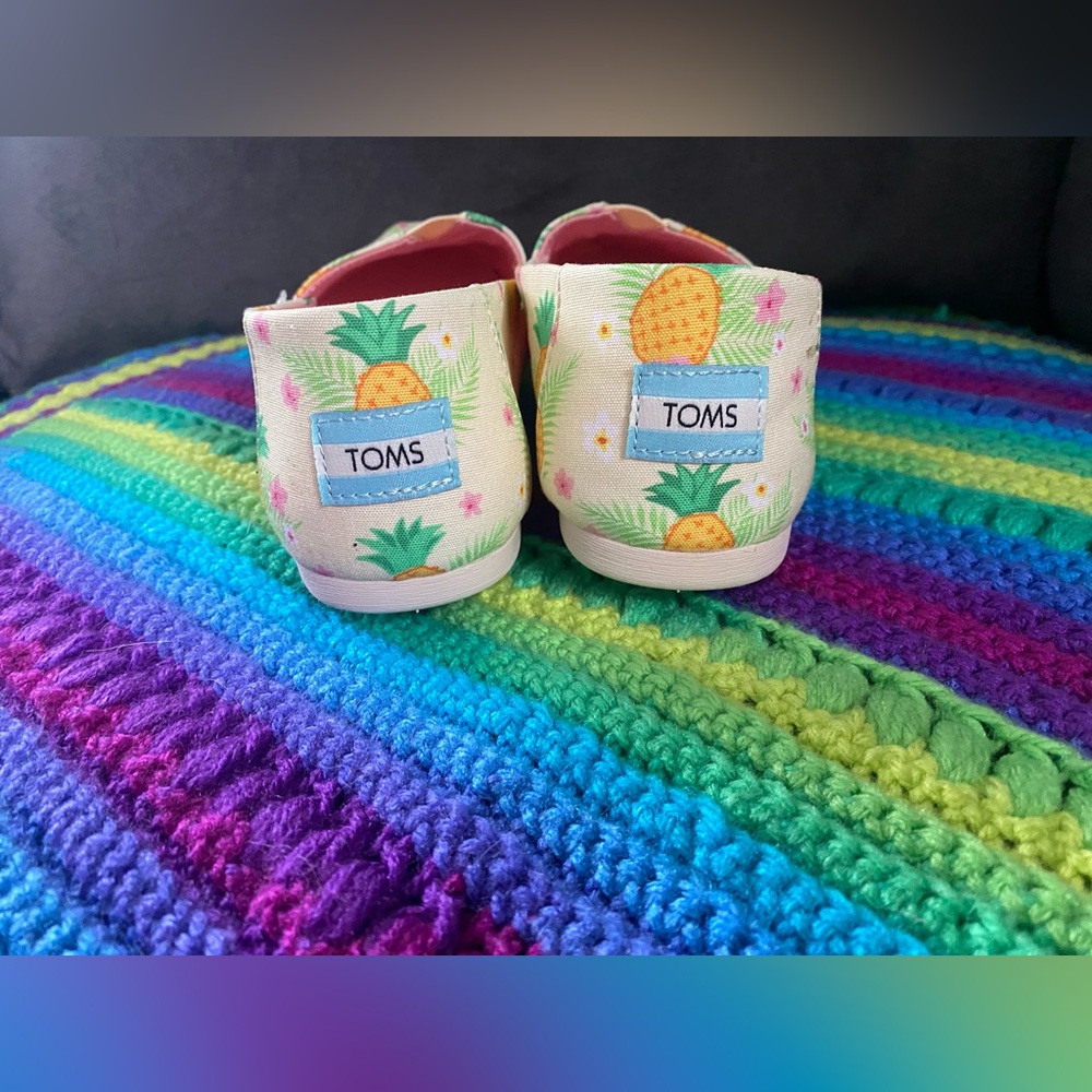 TOMS | Women’s 8 | NWT | Lemonade Pineapple Paradise | Alpargata - Picture 8 of 16